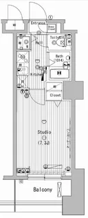 グランド・ガーラ横濱万世町【2階】の間取り