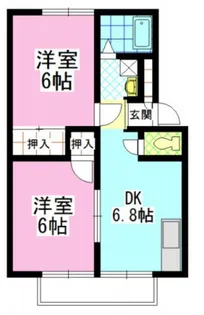 ヴィラ・ウィンディアA【1階】の間取り