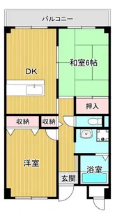 レーゼン・ハイムII【2階】の間取り