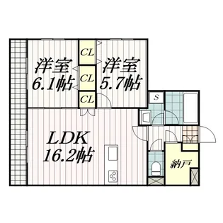 ヴァンヴェール葛城【1階】の間取り