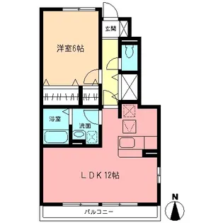 オーチャード506【1階】の間取り
