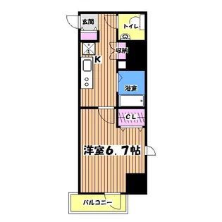 スパシエ八王子クレストタワー【4階】の間取り