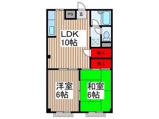 スタ-ハイツ【2階】の間取り