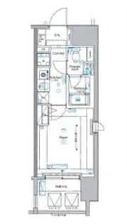東京都港区海岸3【マンション】の間取り