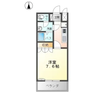 68シェルル【2階】の間取り