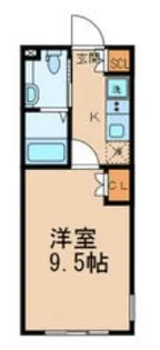 PASEO池尻大橋【3階】の間取り