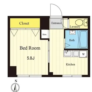 リビエール白楽【2階】の間取り