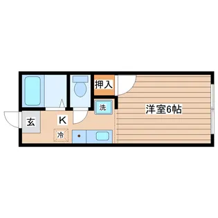 プティパレ富沢【1階】の間取り