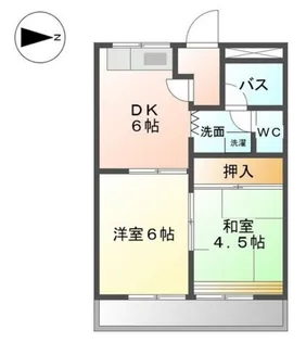 サンシャイン長岡壱番館【2階】の間取り