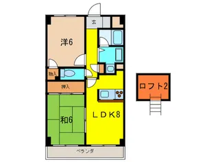 ルミエール【3階】の間取り