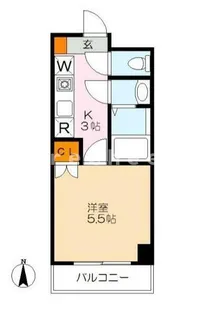 蕨テラス【3階】の間取り