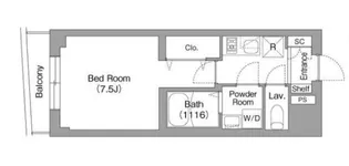 コンフォリア・リヴ目黒碑文谷【3階】の間取り