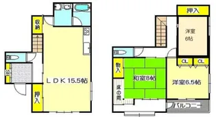 Hearty梅香【1階】の間取り