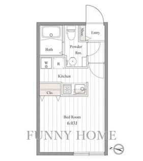 ZESTY豪徳寺【3階】の間取り