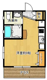 クレインヴィラ【1階】の間取り