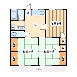 ハイムブドウ園【2階】の間取り