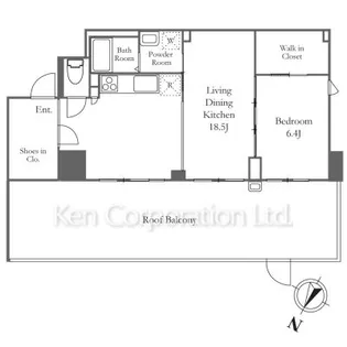 リーラ横浜川和町【2階】の間取り