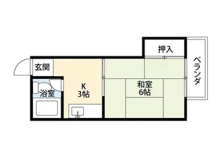 アーバンハイツ桜町【2階】の間取り