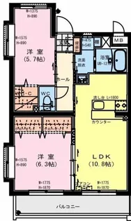 セレナイト キリシマ【2階】の間取り