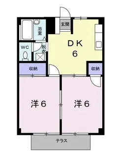 イスタナA【1階】の間取り