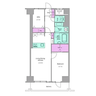 レジディア目白【2階】の間取り