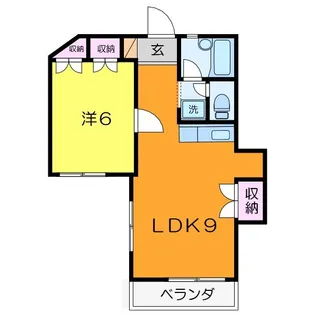 アミューズ磯子壱番館【1階】の間取り