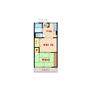 青野ハイツ I【2階】の間取り
