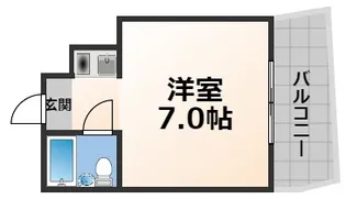 ロータリーマンション布施北【8階】の間取り