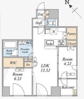 THE MAYFAIR【3階】の間取り