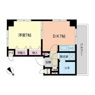 フォレストコート【2階】の間取り