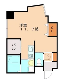 SDグランツ新神戸【8階】の間取り