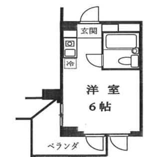 東村山ペガサスビルA館【1階】の間取り