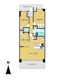 ワコーレ神戸トアプレミアム【2階】の間取り