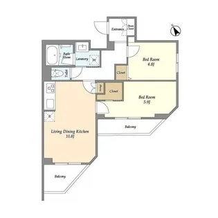 東京都大田区南馬込1【マンション】の間取り