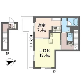 メゾン サガワ【2階】の間取り
