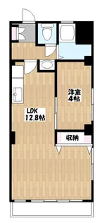 梅丘コーポ【4階】の間取り