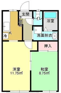 スターシャインA【1階】の間取り