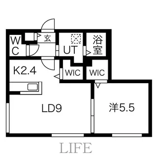 カサトレスパルケ【3階】の間取り
