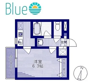 タチバナハウス【2階】の間取り