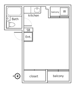 Rin東府中【3階】の間取り