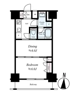 日神デュオステージ両国(ニッシンデュオステージリョウゴク)【10階】の間取り