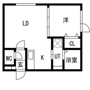 リバーサイドレジデンス【1階】の間取り