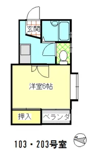 サンフェスタ【1階】の間取り