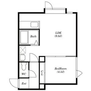 BeeLine【1階】の間取り