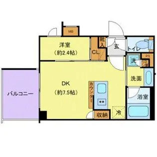シーフォルム東新宿II【2階】の間取り