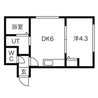 インヴェストN5【2階】の間取り