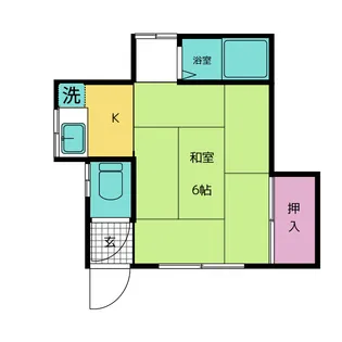 浅見荘【2階】の間取り