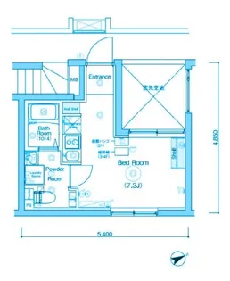 MAXIV basic 四ツ木【3階】の間取り