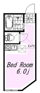 ユナイト大口アダムランバート【2階】の間取り