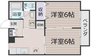グレースコートF【2階】の間取り